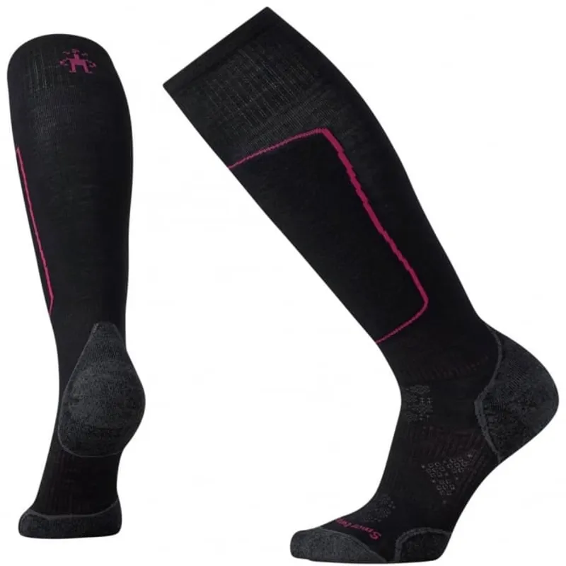 Smartwool Womens Ski Light Elite Socks Black